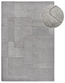 Сив ръчно изработен вълнен килим 190x280 cm Charlotte – Villeroy&amp;Boch