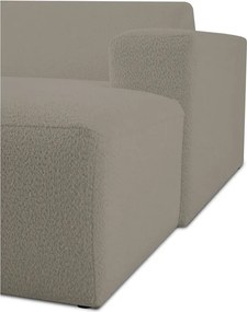 Светлокафяв модулен диван от букле (десен ъгъл) Roxy – Scandic