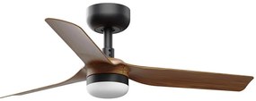 FARO 33823WT-1TW-LED Димируем вентилатор MINI PUNT S 10W/230V кафяв/черен Ø 90 см WT + д.у.