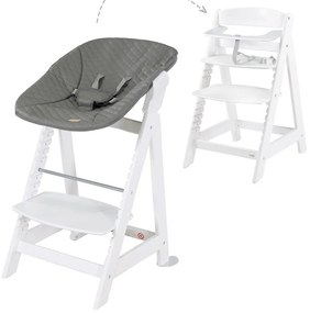 Бял стол за хранене Luxe – Roba