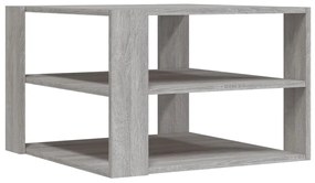 834255 vidaXL Маса за кафе, сив сонома, 58x58x40 см, инженерно дърво