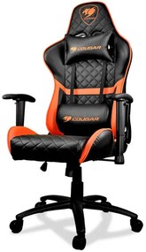 COUGAR Armor ONE Gaming Chair, Diamond Check Pattern Design, Breathable PVC Leather, Class 4 Gas Lift Cylinder, Full Steel Frame, 2D Adjustable Arm Rest, 180º Reclining, Adjustable Tilting Resistance