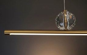 Лампа LED APP1778-CP Brush Gold