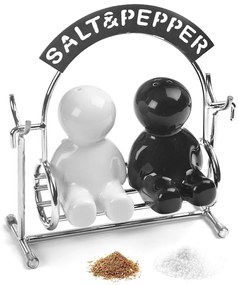 Солница и пиперница с поставка Salt & Pepper - Balvi