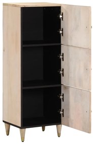 358277 vidaXL Висок шкаф, 40x33x110 см, мангово дърво масив