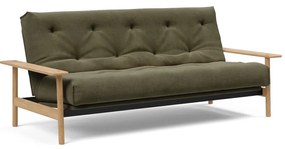 Зелен сгъваем диван от рипсено кадифе 230 cm Balder – Innovation