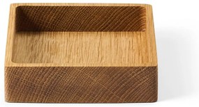 Декоративна дървена кутия за съхранение в естествен цвят 11x11x3 cm Square S – LIND DNA