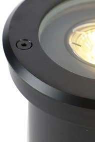 Комплект от 6 черни регулируеми външни прожектори за земя IP65 - Delux