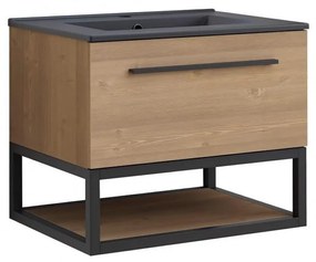 Конзолен PVC шкаф СИМОН 6050-039+УМИВ. 5955MB, Inter Ceramic, 61x46x52см