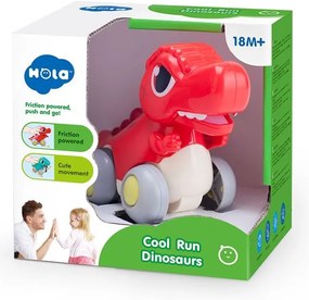 Hola - Инерционна играчка, Бързият динозавър, Червен