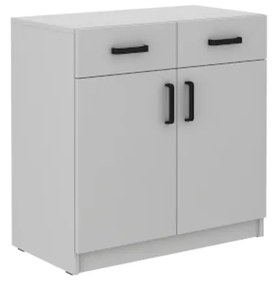 долен шкаф с чекмеджета MALITA, 80x80,5x43,5, сив