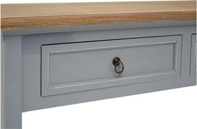 Сива конзолна маса от масивна Пауловния 34,5x99 cm Henley – Premier Housewares