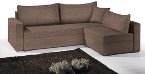 Ъгъл диван Kleio-215φ 160β-Chocolate