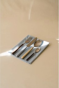 Кафяв/в сребрист цвят прибори за хранене 4 бр. от неръждаема стомана за 1 човек Noli – noo.ma