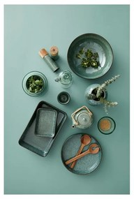 Зелена/черна глинена купа ø 30 cm Gastro Green/Black – Bitz