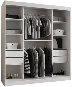 Гардероб Selfie 180 плъзгащ-Артисан