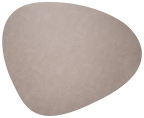 Сиво-бежова кожa 92x108 cm Curve XXXL Bull – LIND DNA