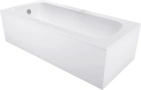 Mexen Vega правоъгълна вана 180 x 90 см с облицовка, бяла - 55011809000X