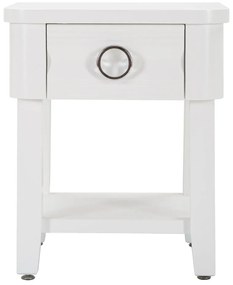 Нощно шкафче от бяла ела Shine - Mauro Ferretti