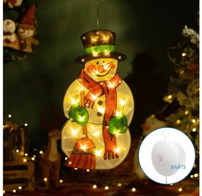 Aigostar - LED Коледна декорация LED/3xAAA снежен човек 25 см