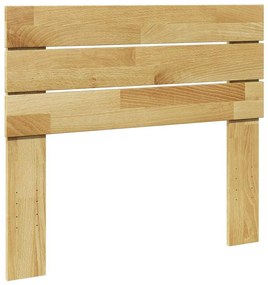 851975 vidaXL Табла за легло 90 см, масивна дървесина, дъб