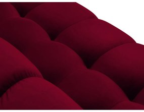 Ъглов диван от червено кадифе , ляв ъгъл Bali - Cosmopolitan Design