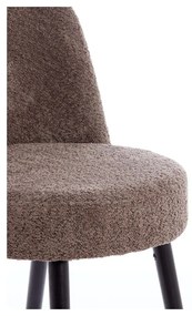 Кафяв трапезен стол Eckley – Light &amp; Living