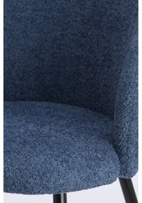 Сини метални трапезни столове в комплект 2 бр. Radaja – Light &amp; Living