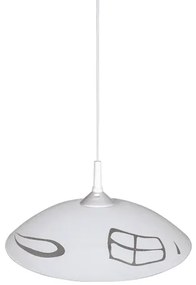 Пендел ВИСТА, ø300, бял гланц, 1xE27