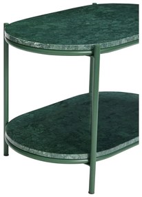 Тъмнозелена мраморна масичка за кафе 34x58 cm Nusa – Hübsch