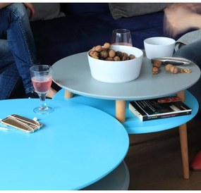 Графитно сива масичка за кафе UFO, Ø 57 cm Ufo - Ragaba