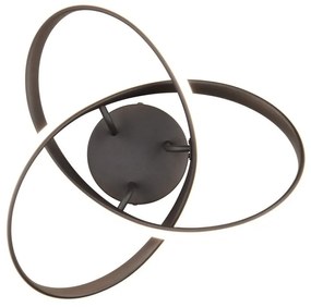 Черна LED светлина за таван Meo - Trio