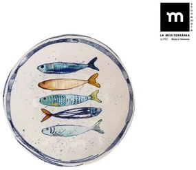 Десертна чиния LA MEDITERRANEA Peixe, 20 cm, порцелан