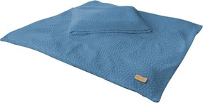 Синьо детско спално бельо за детско креватче 80x80 cm Seashells – Roba