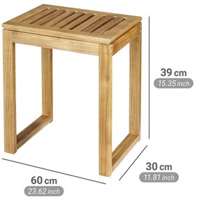 Стол от масивна акация в естествен цвят Fondi – Wenko