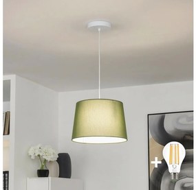 Brilagi - LED пендел на кабел CERIA 1xE27/40W/230V Ø 30 см зелен