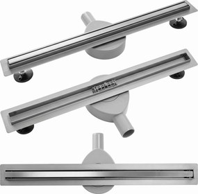 Линеен сифон Rea Neo Slim Pro Nickel Brush INOX 90