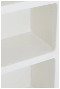 Кремав шкаф за книги 110x190 cm Nahua - Light &amp; Living