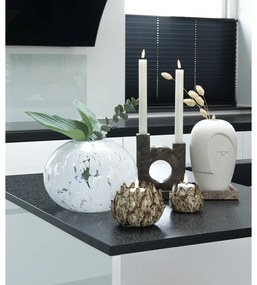 Кремава керамична ваза (височина 19,5 cm) Face – House Nordic