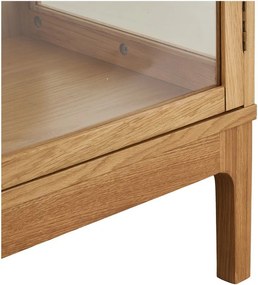 Витрина в естествен цвят 47x180x40 cm Zamora – House Nordic