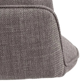 Светлосиви тапицирани трапезни столове в комплект с подлакътници 2 бр. Glenda – Actona