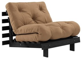 Кафяво кресло Roots Black Night – Karup Design