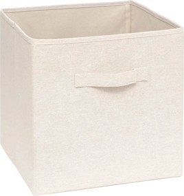 Кутия за съхранение 5five Mix & Modul Tidy Box, Полиестер, Бежова, 31x31 cm
