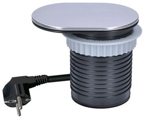 Solight PP124USBC - Колона с контакти за маса 1x230V + USB-A + USB-C