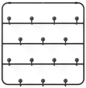 Черна метална закачалка за врата 36 cm Estique - Umbra