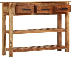 246158 vidaXL Бюфет с 3 чекмеджета, 110x30x80 см, дърво масив