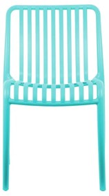 Тюркоазен пластмасов трапезен стол Glee – Leitmotiv