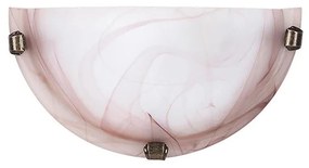 Rabalux 3053 - Стенно осветително тяло ALABASTRO 1xE27/60W/230V алабастрово стъкло