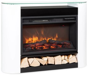 Klarstein Studio 10 Arc електрическа камина 1800 W LED пламъци вентилатор дистанционно управление