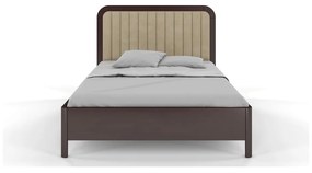 Тъмнокафяво двойно легло от букова дървесина , 180 x 200 cm Visby Modena - Skandica